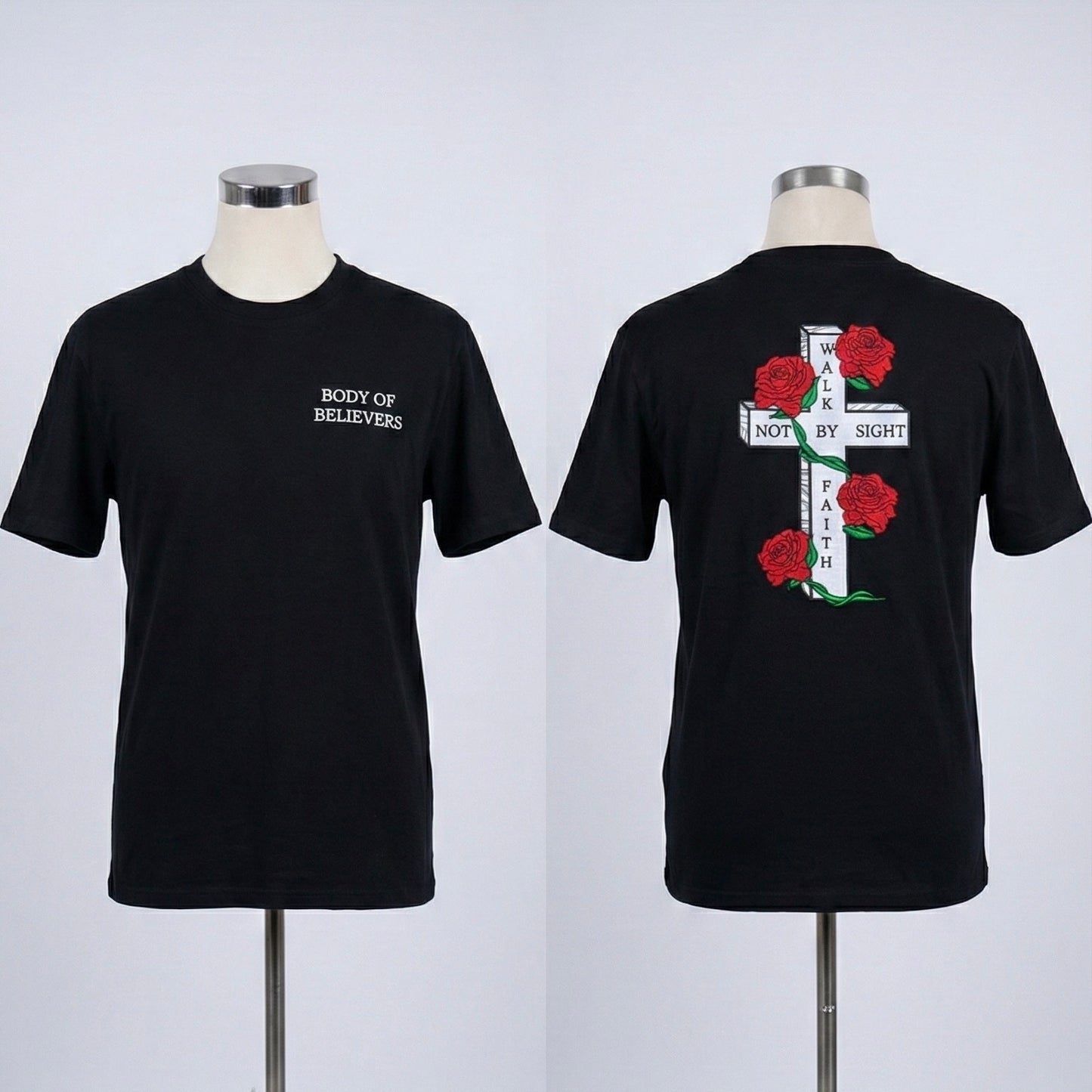 Revival T-Shirt - Walk by Faith Back Print