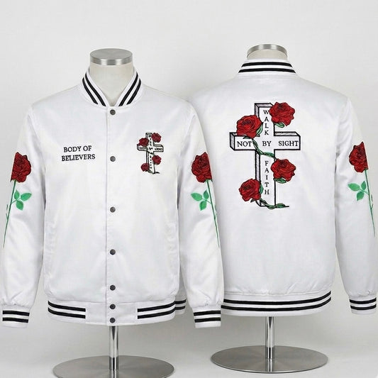 Conviction Varsity Jacket (White Edition)