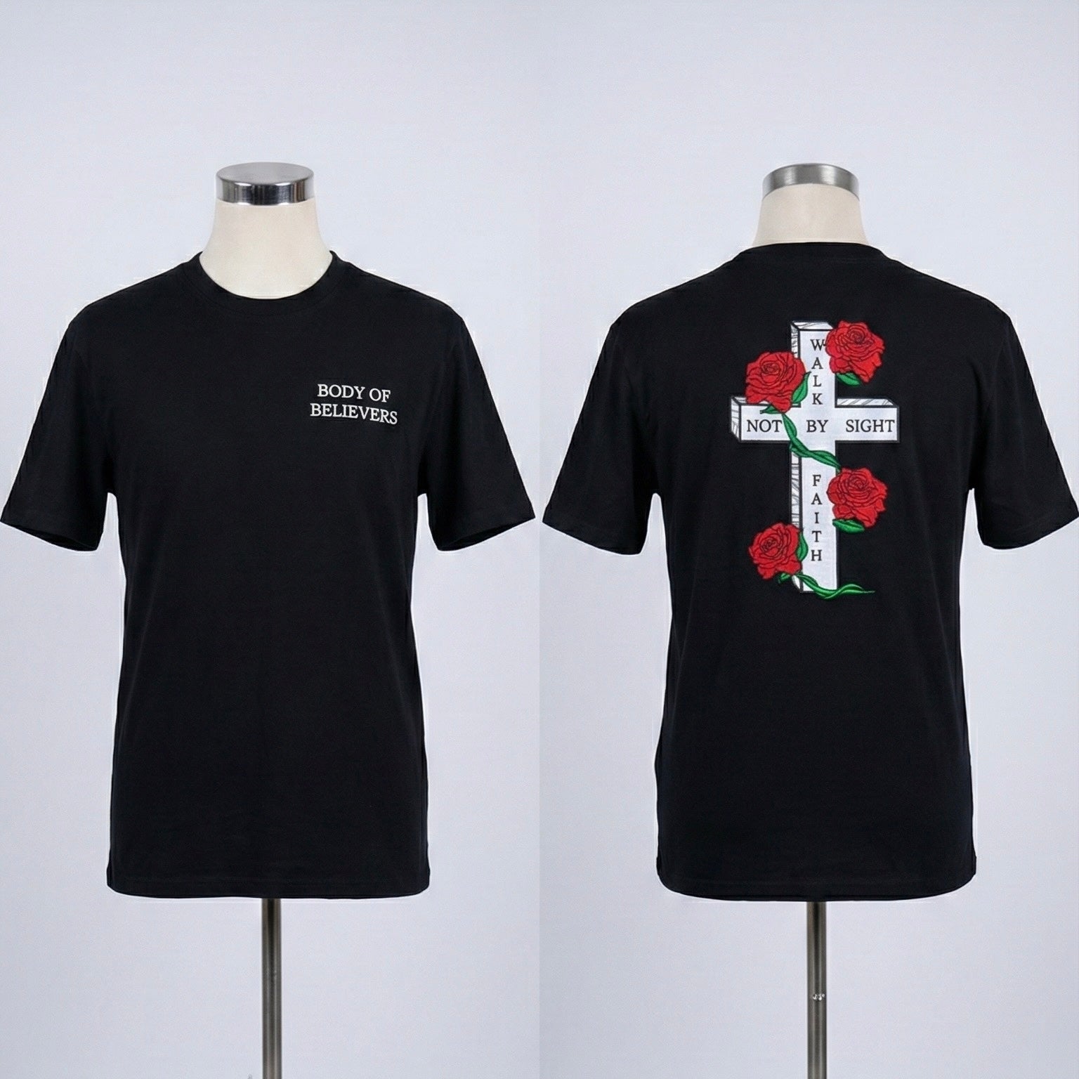 Revival T-Shirt - Walk by Faith Back Print