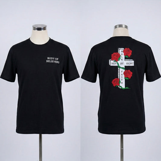 Revival T-Shirt - Walk by Faith Back Print