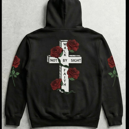 Premium Summer Revival Hoodie – Midnight Black