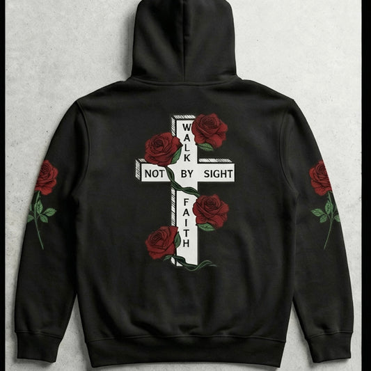 Premium Summer Revival Hoodie – Midnight Black